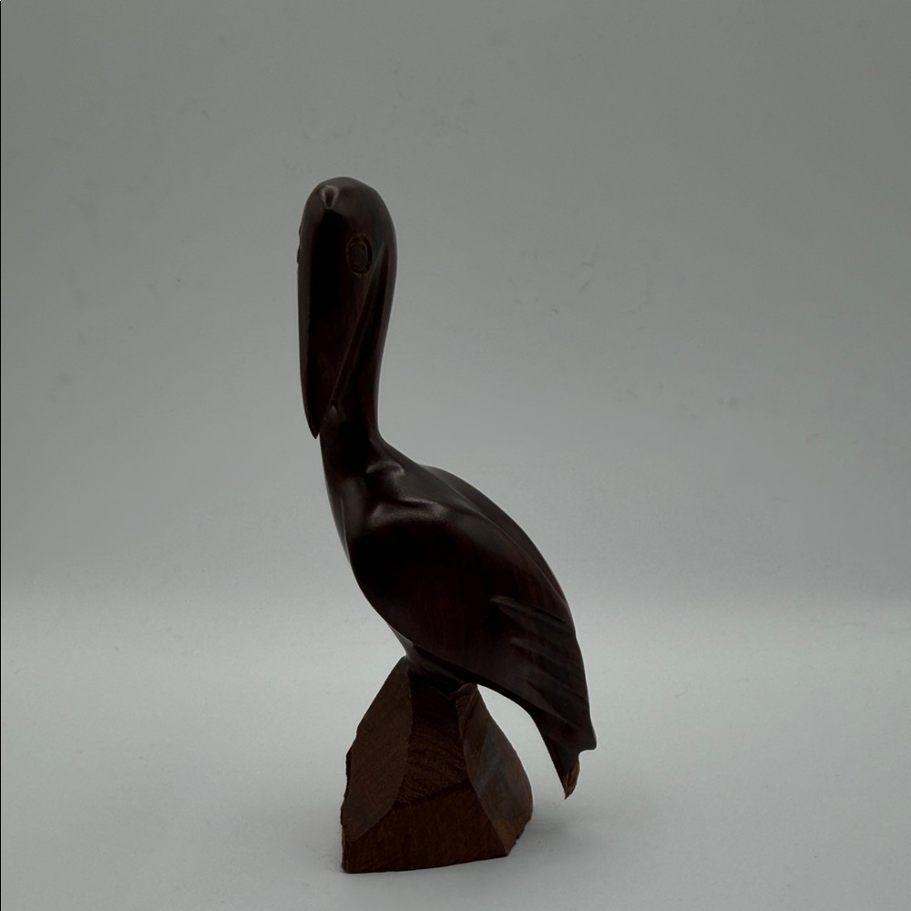 Ironwood Carved Wooden Bird Sculpture